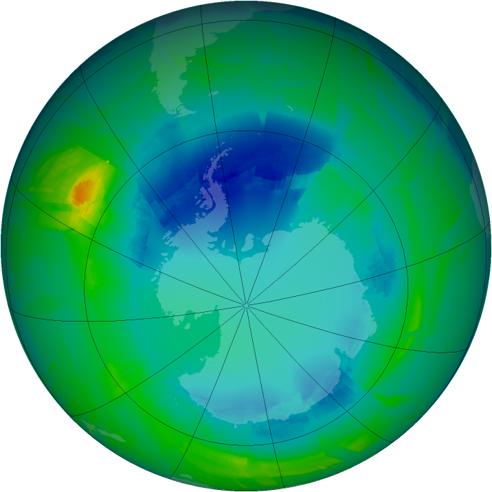 Ozone Map 2010-08-18